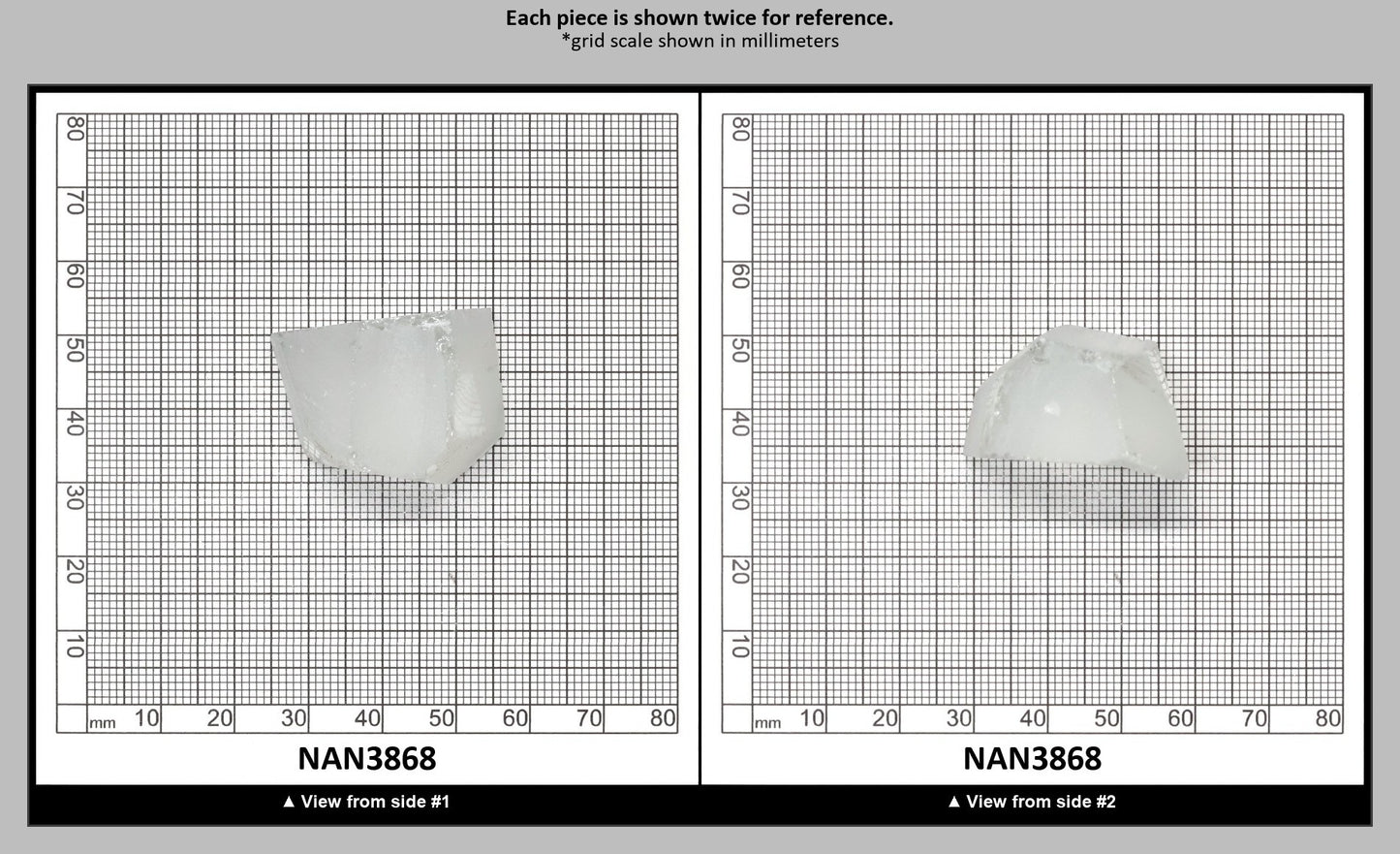 UV Reactive Nanosital #E-137 Lab Created Faceting Rough for Gem Cutting - Various Sizes : NAN3868