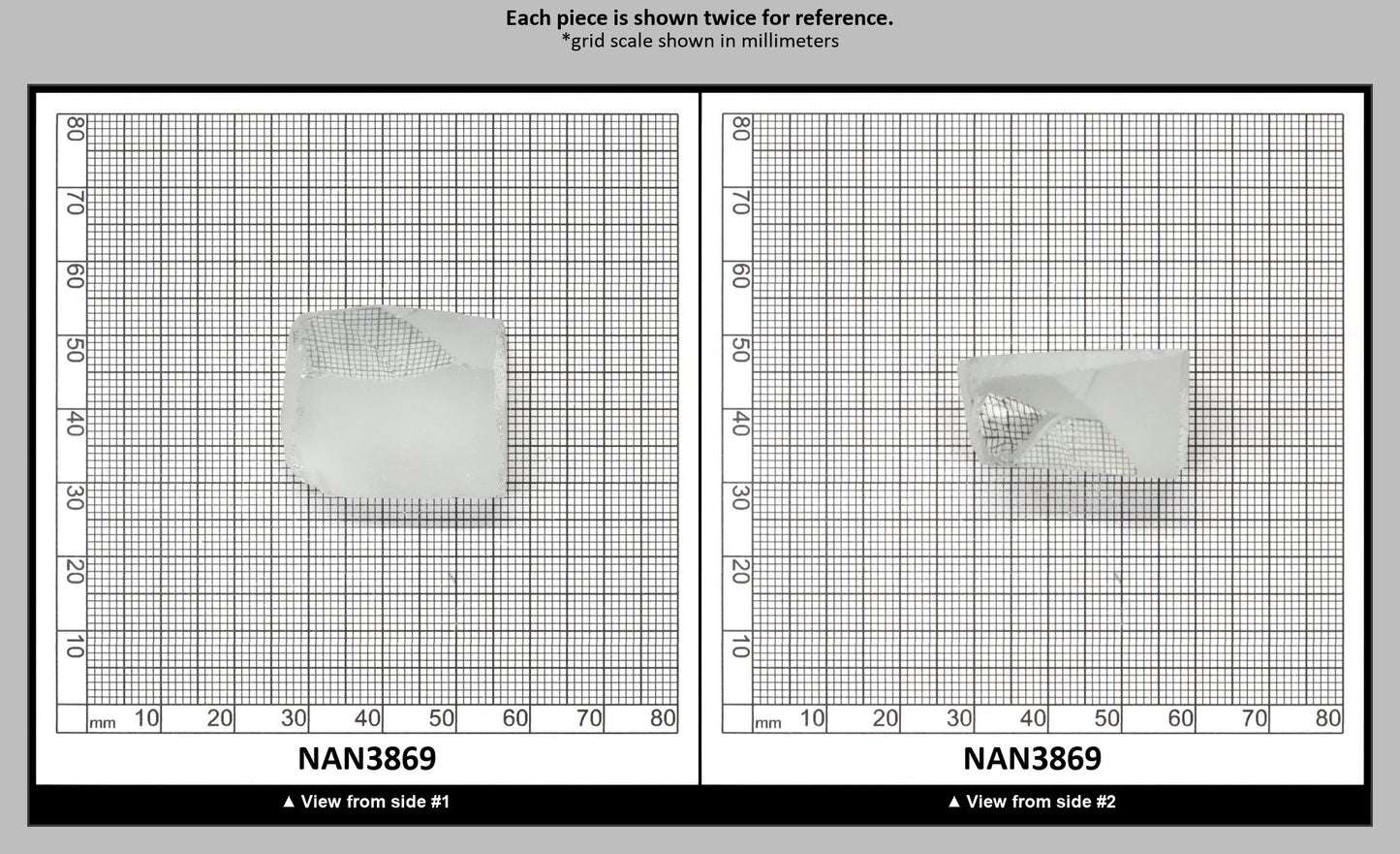 UV Reactive Nanosital #E-137 Lab Created Faceting Rough for Gem Cutting - Various Sizes : NAN3869