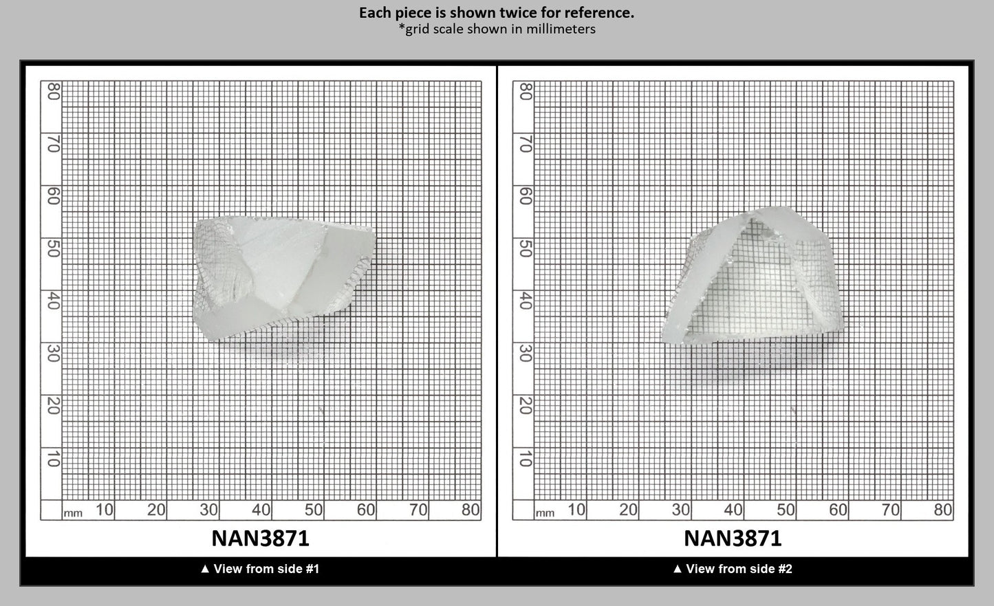 UV Reactive Nanosital #E-137 Lab Created Faceting Rough for Gem Cutting - Various Sizes : NAN3871