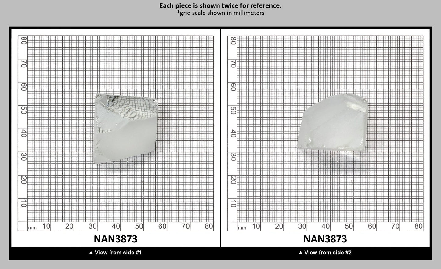 UV Reactive Nanosital #E-137 Lab Created Faceting Rough for Gem Cutting - Various Sizes : NAN3873