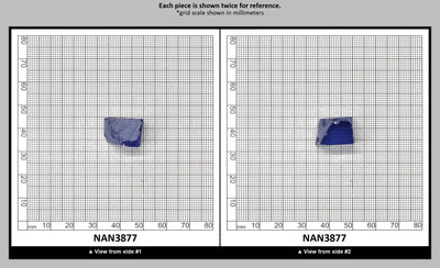 UV Reactive Nanosital #A-8002 Lab Created Faceting Rough for Gem Cutting - Various Sizes : NAN3877