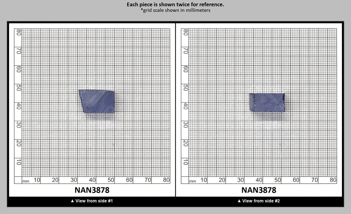 UV Reactive Nanosital #A-8002 Lab Created Faceting Rough for Gem Cutting - Various Sizes : NAN3878