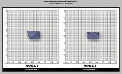 UV Reactive Nanosital #A-8002 Lab Created Faceting Rough for Gem Cutting - Various Sizes : NAN3878