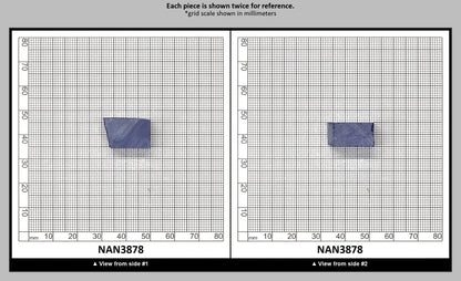 UV Reactive Nanosital #A-8002 Lab Created Faceting Rough for Gem Cutting - Various Sizes : NAN3878