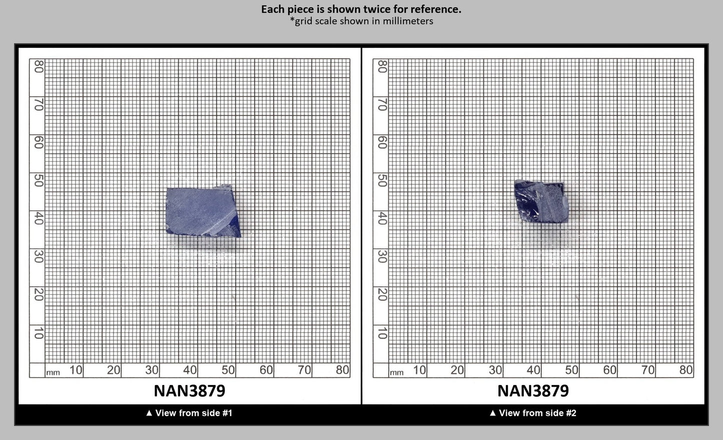 UV Reactive Nanosital #A-8002 Lab Created Faceting Rough for Gem Cutting - Various Sizes : NAN3879