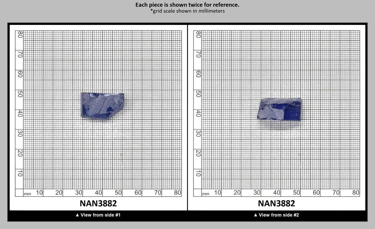 UV Reactive Nanosital #A-8002 Lab Created Faceting Rough for Gem Cutting - Various Sizes : NAN3882