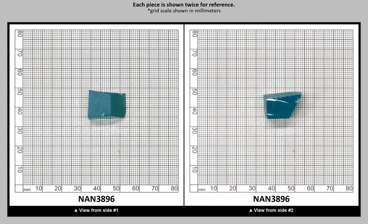 Nanosital Simulated Green Opal Lab Created Faceting Rough for Gem Cutting - #C-204/2 - Various Sizes : NAN3896