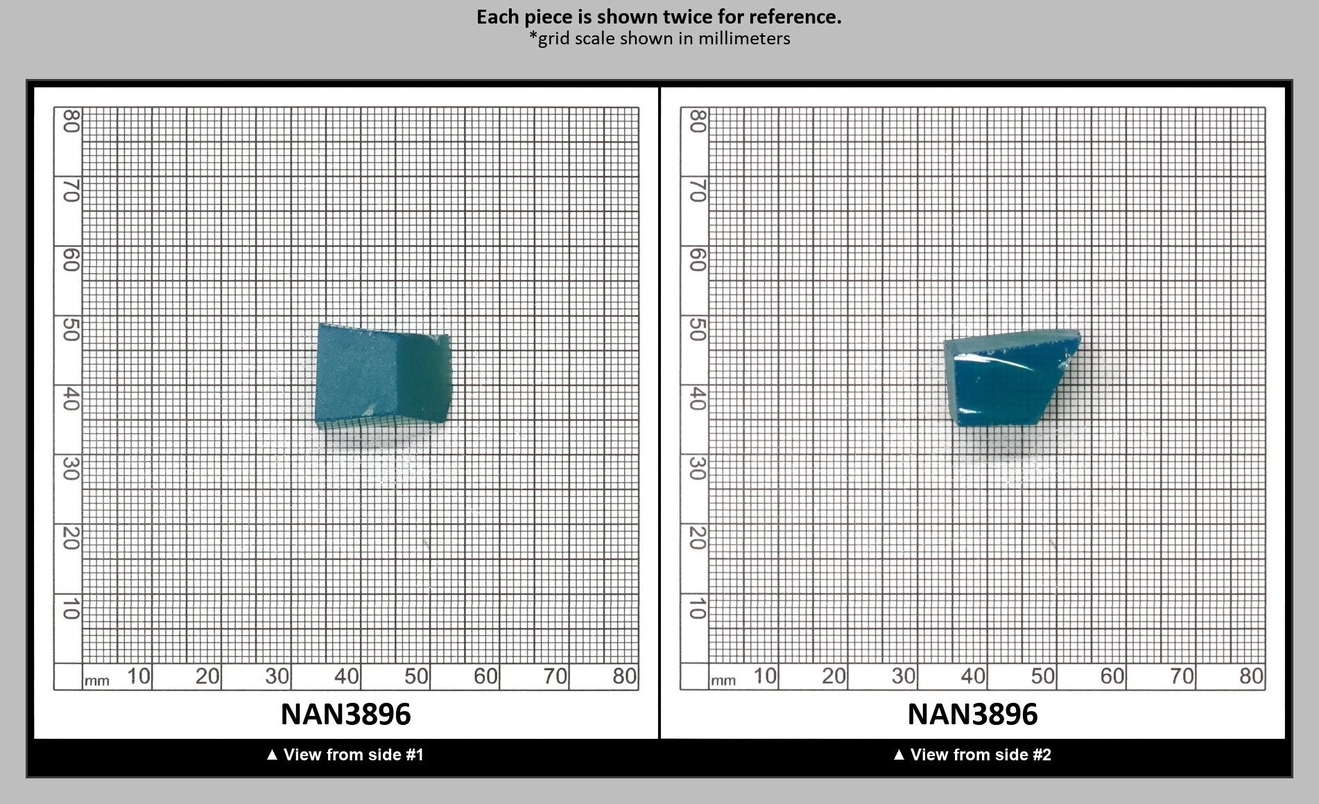 Nanosital Simulated Green Opal Lab Created Faceting Rough for Gem Cutting - #C-204/2 - Various Sizes : NAN3896