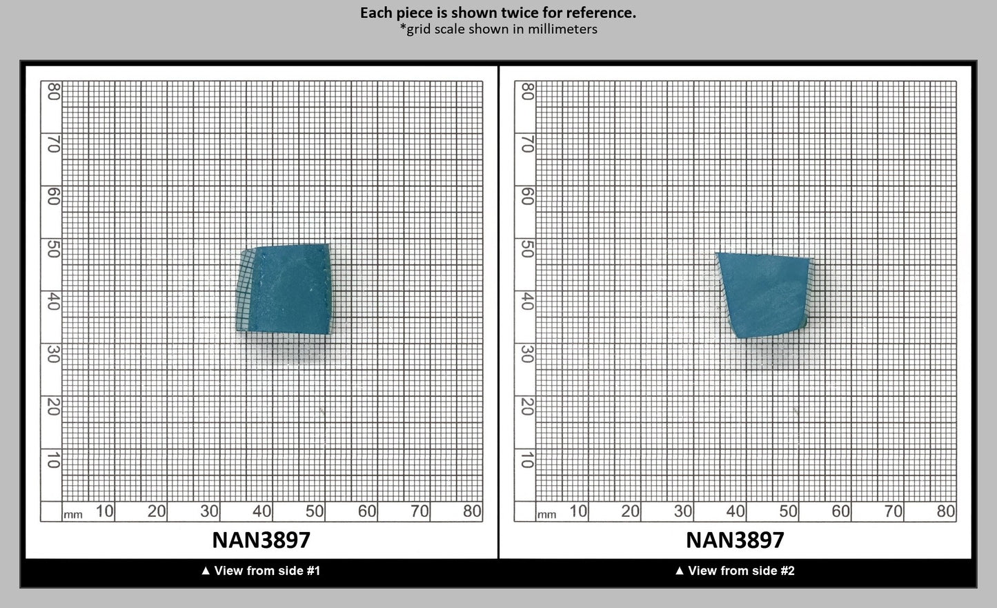 Nanosital Simulated Green Opal Lab Created Faceting Rough for Gem Cutting - #C-204/2 - Various Sizes : NAN3897