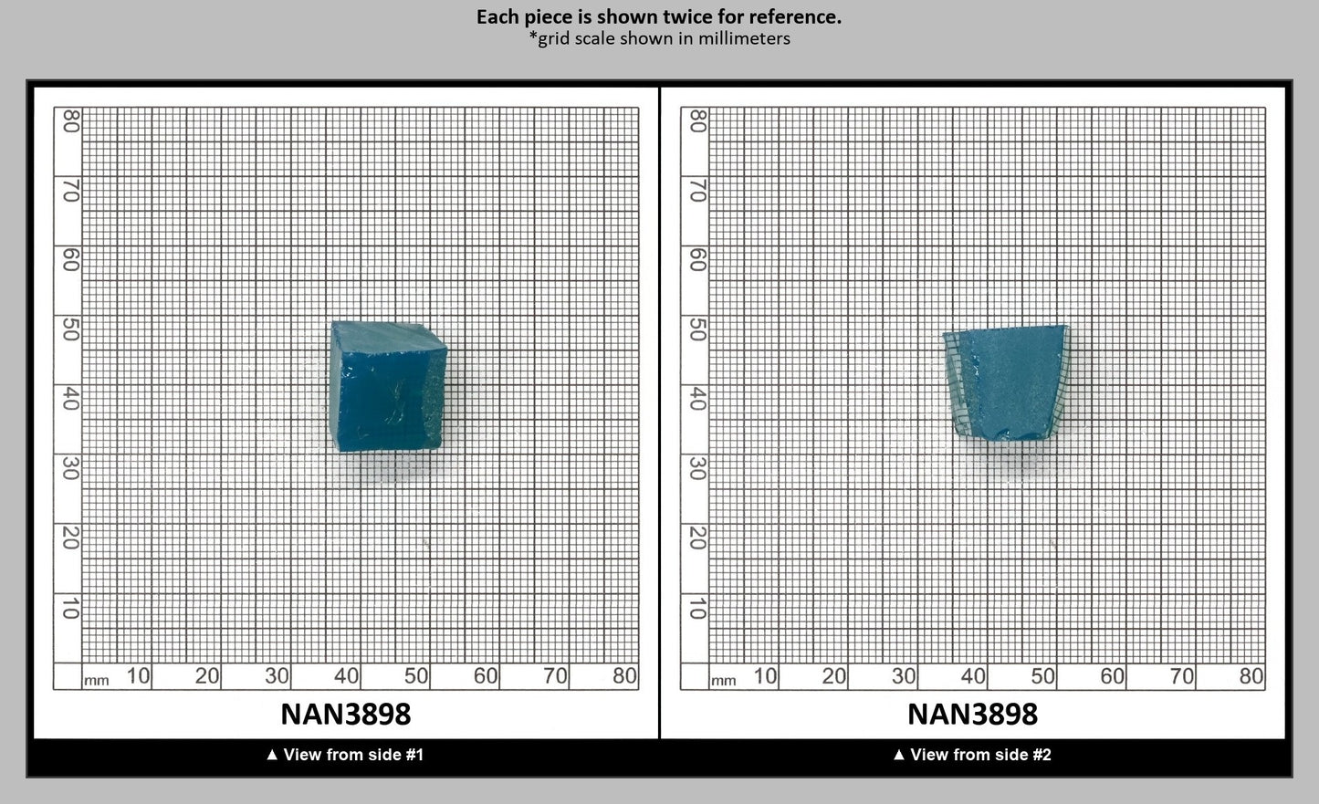 Nanosital Simulated Green Opal Lab Created Faceting Rough for Gem Cutting - #C-204/2 - Various Sizes : NAN3898