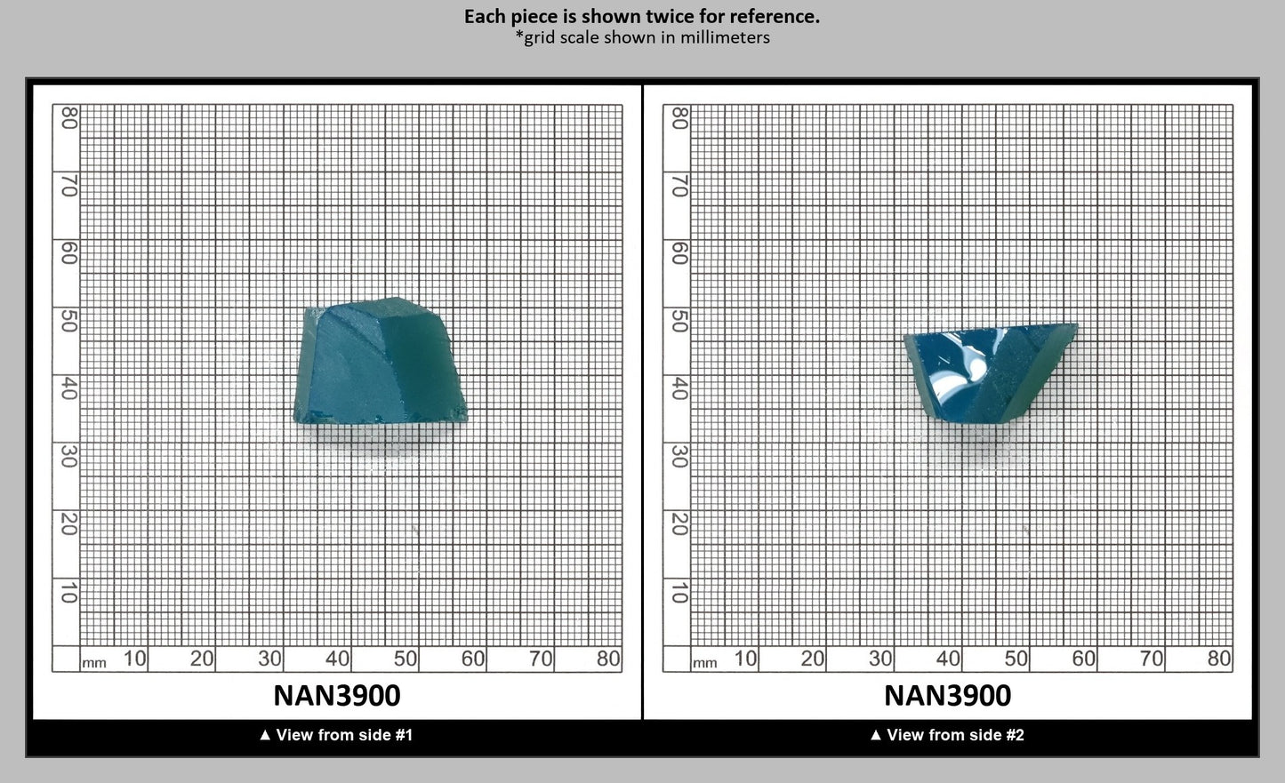 Nanosital Simulated Green Opal Lab Created Faceting Rough for Gem Cutting - #C-204/2 - Various Sizes : NAN3900