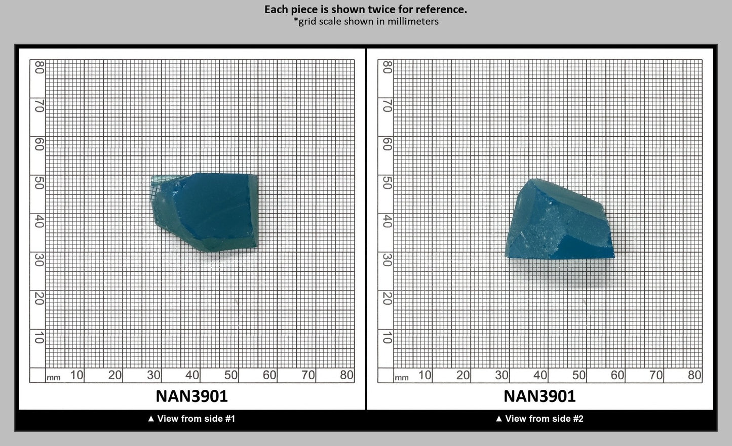 Nanosital Simulated Green Opal Lab Created Faceting Rough for Gem Cutting - #C-204/2 - Various Sizes : NAN3901