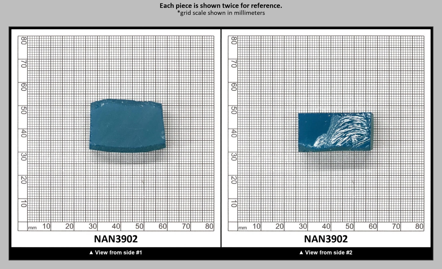Nanosital Simulated Green Opal Lab Created Faceting Rough for Gem Cutting - #C-204/2 - Various Sizes : NAN3902