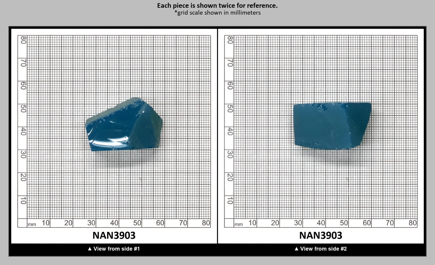 Nanosital Simulated Green Opal Lab Created Faceting Rough for Gem Cutting - #C-204/2 - Various Sizes : NAN3903