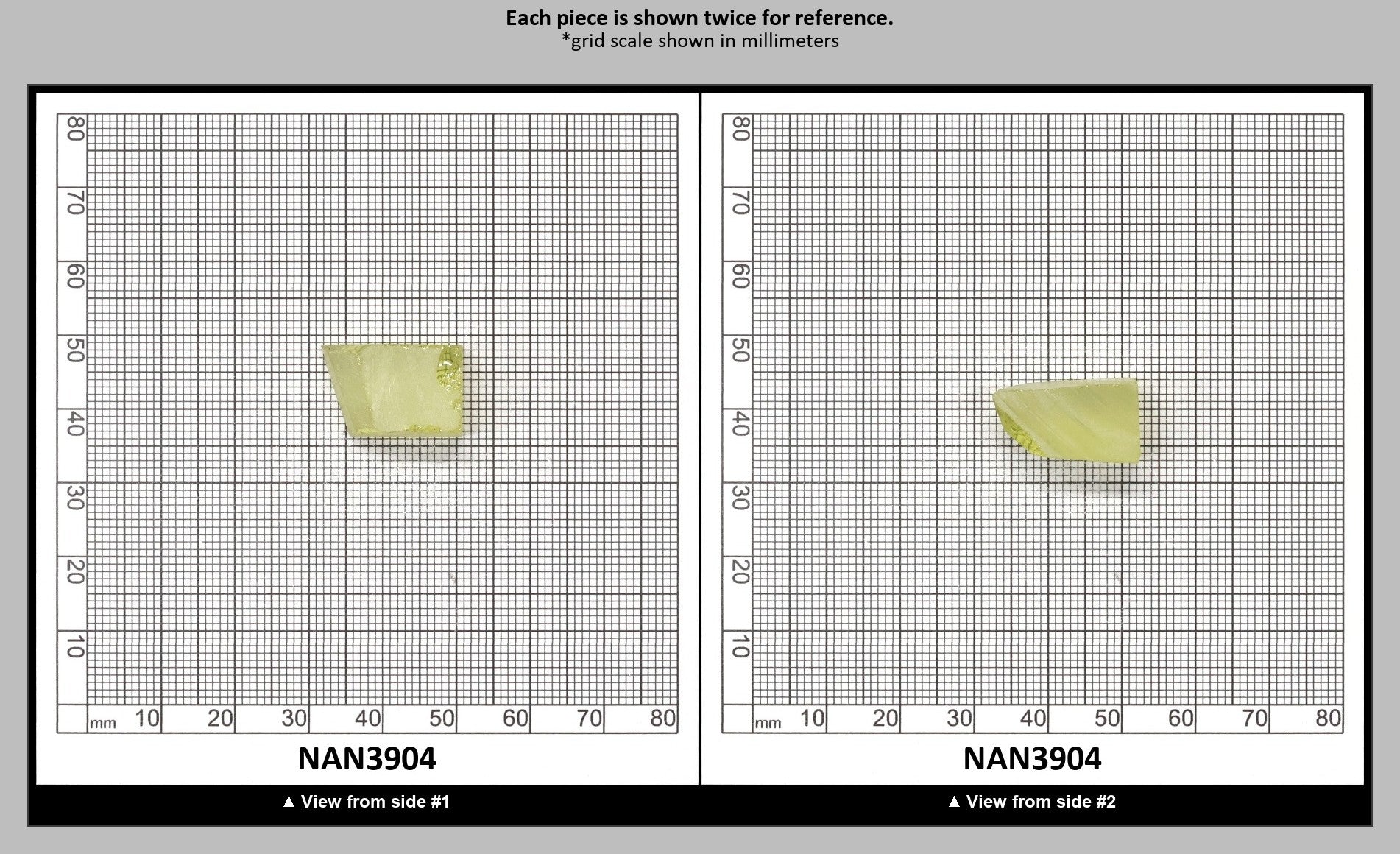 Nanosital Simulated Canary Yellow Citrine Lab Created Faceting Rough for Gem Cutting - #10 - Various Sizes : NAN3904