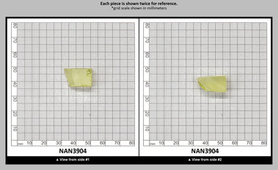 Nanosital Simulated Canary Yellow Citrine Lab Created Faceting Rough for Gem Cutting - #10 - Various Sizes : NAN3904