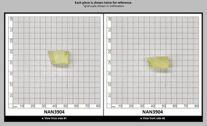 Nanosital Simulated Canary Yellow Citrine Lab Created Faceting Rough for Gem Cutting - #10 - Various Sizes : NAN3904