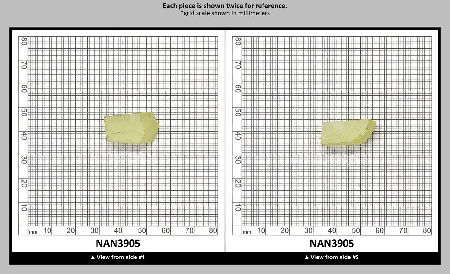 Nanosital Simulated Canary Yellow Citrine Lab Created Faceting Rough for Gem Cutting - #10 - Various Sizes : NAN3905