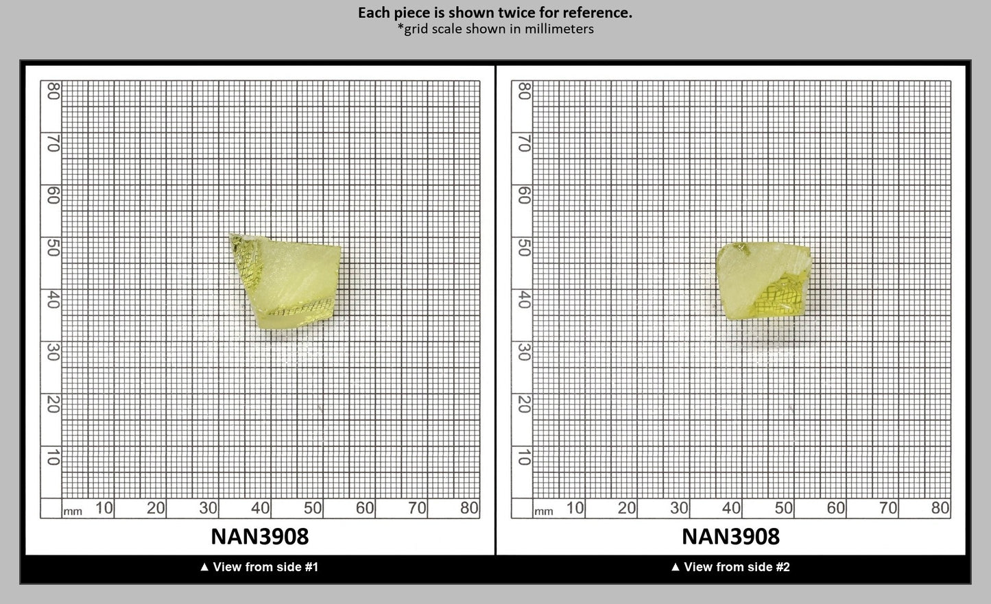 Nanosital Simulated Canary Yellow Citrine Lab Created Faceting Rough for Gem Cutting - #10 - Various Sizes : NAN3908