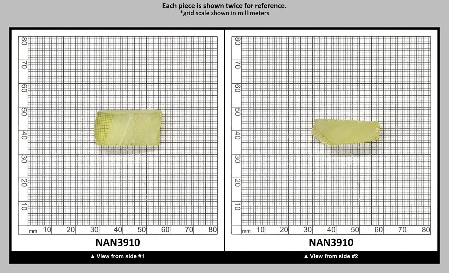 Nanosital Simulated Canary Yellow Citrine Lab Created Faceting Rough for Gem Cutting - #10 - Various Sizes : NAN3910