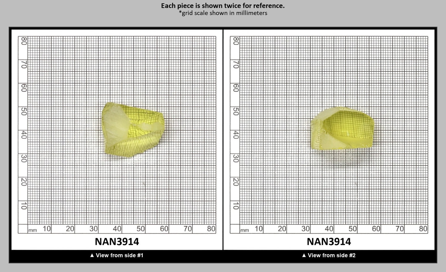 Nanosital Simulated Canary Yellow Citrine Lab Created Faceting Rough for Gem Cutting - #10 - Various Sizes : NAN3914