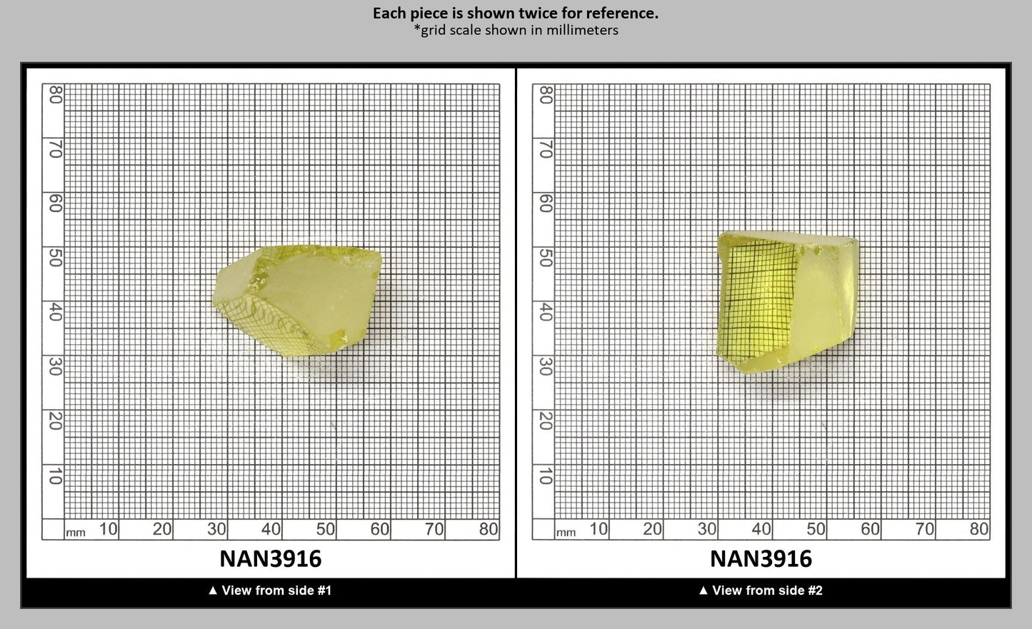 Nanosital Simulated Canary Yellow Citrine Lab Created Faceting Rough for Gem Cutting - #10 - Various Sizes : NAN3916