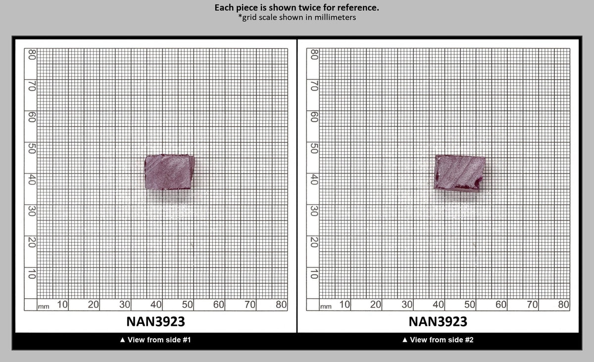 Nanosital Simulated Light Ruby (Included)  Lab Created Faceting Rough for Gem Cutting - #Z-249 - Various Sizes : NAN3923
