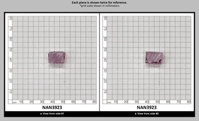 Nanosital Simulated Light Ruby (Included)  Lab Created Faceting Rough for Gem Cutting - #Z-249 - Various Sizes : NAN3923