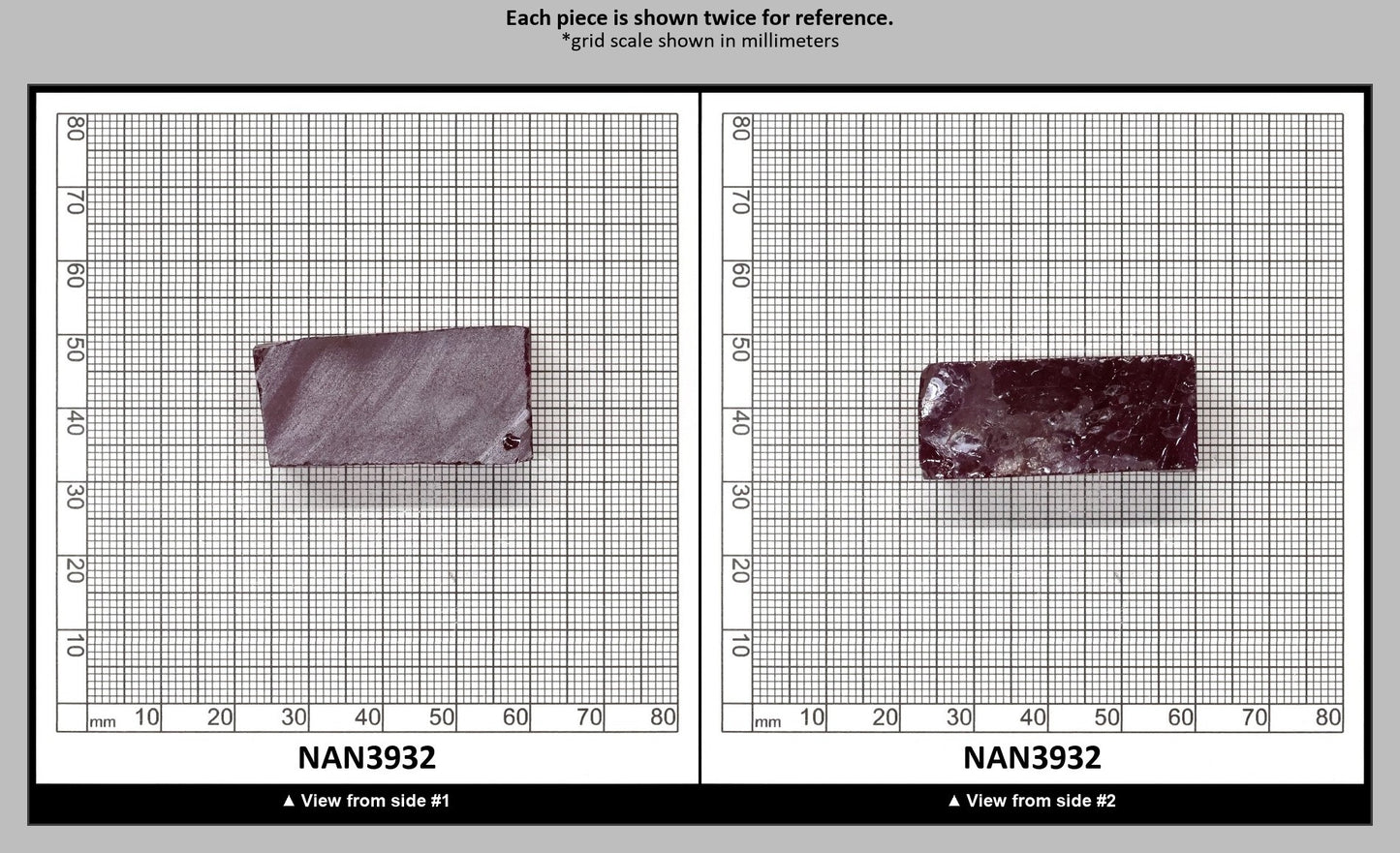 Nanosital Simulated Light Ruby (Included)  Lab Created Faceting Rough for Gem Cutting - #Z-249 - Various Sizes : NAN3932