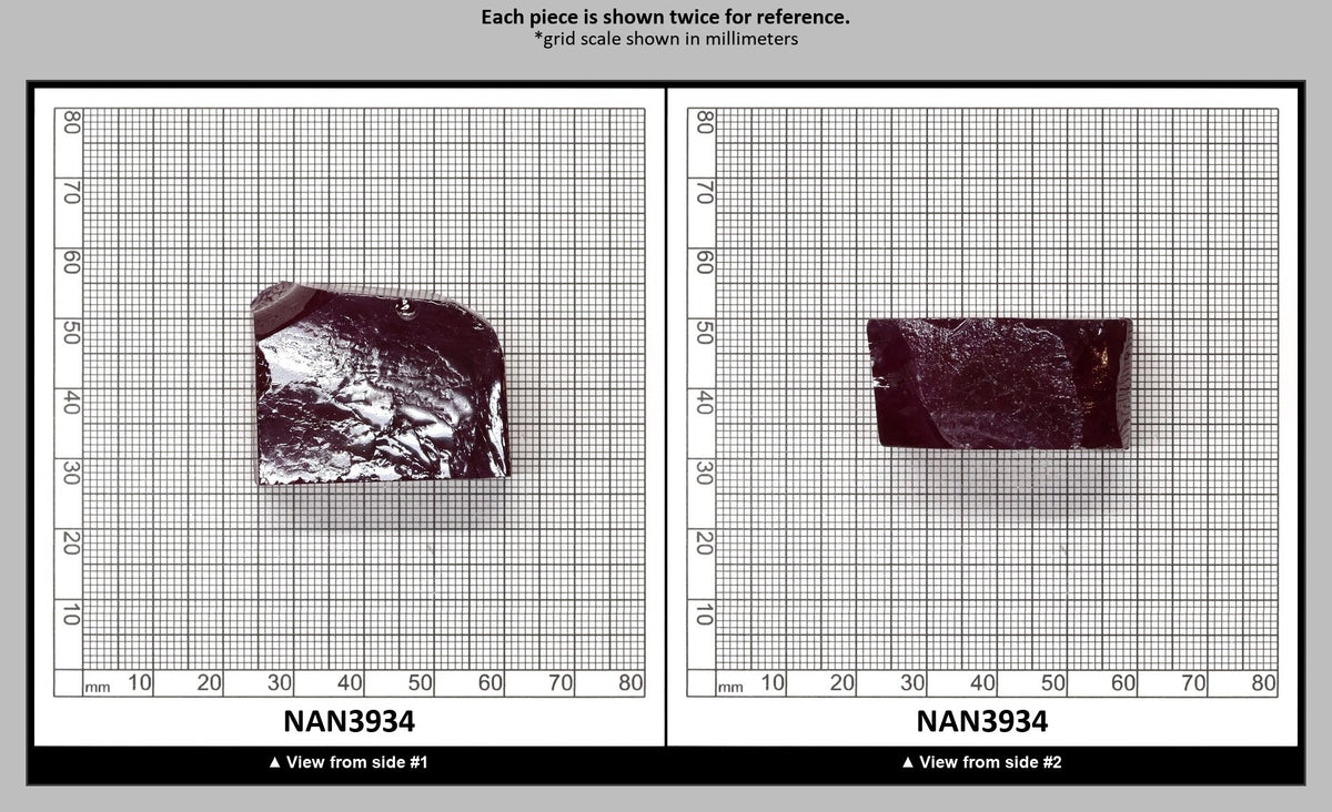 Nanosital Simulated Light Ruby (Included)  Lab Created Faceting Rough for Gem Cutting - #Z-249 - Various Sizes : NAN3934