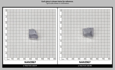 UV Reactive Nanosital #E-441 Lab Created Faceting Rough for Gem Cutting - Various Sizes : NAN3967
