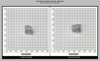 UV Reactive Nanosital #E-441 Lab Created Faceting Rough for Gem Cutting - Various Sizes : NAN3967