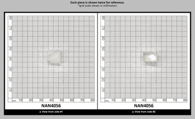 UV Reactive Nanosital #E-272 Lab Created Faceting Rough for Gem Cutting - Various Sizes : NAN4056