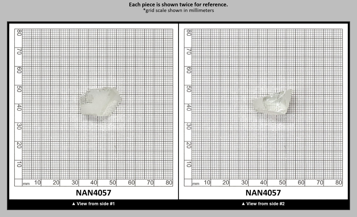 UV Reactive Nanosital #E-272 Lab Created Faceting Rough for Gem Cutting - Various Sizes : NAN4057