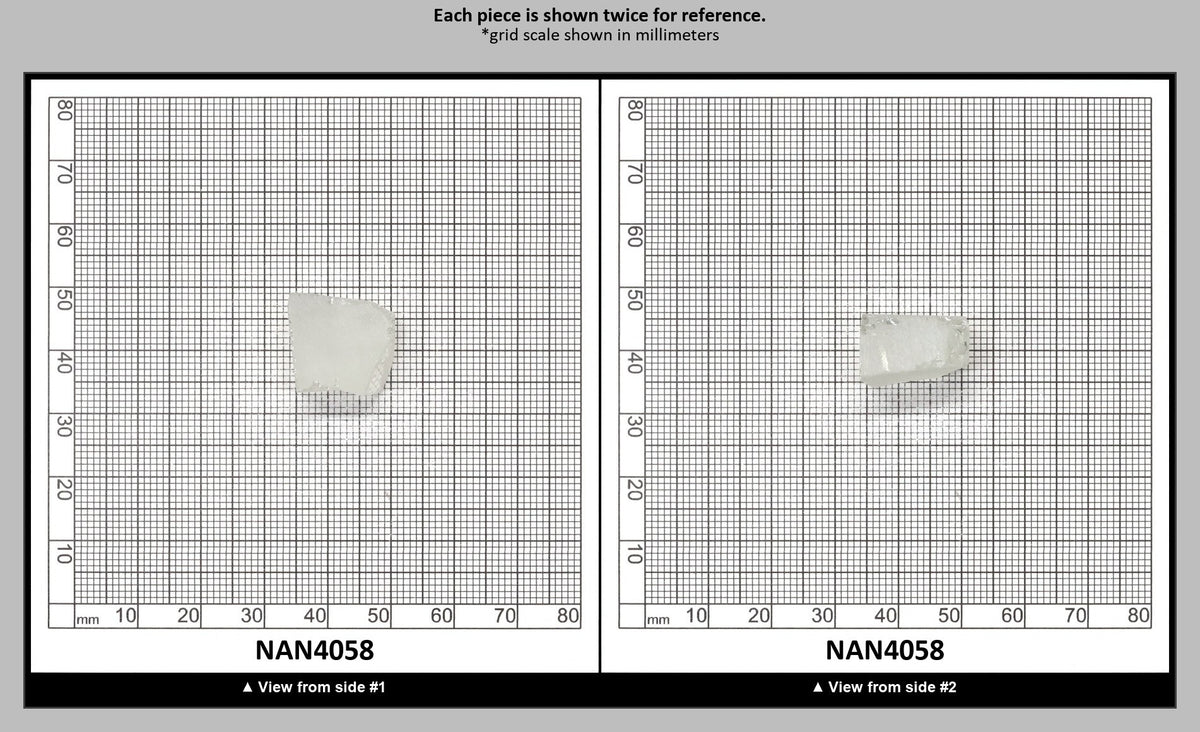UV Reactive Nanosital #E-272 Lab Created Faceting Rough for Gem Cutting - Various Sizes : NAN4058
