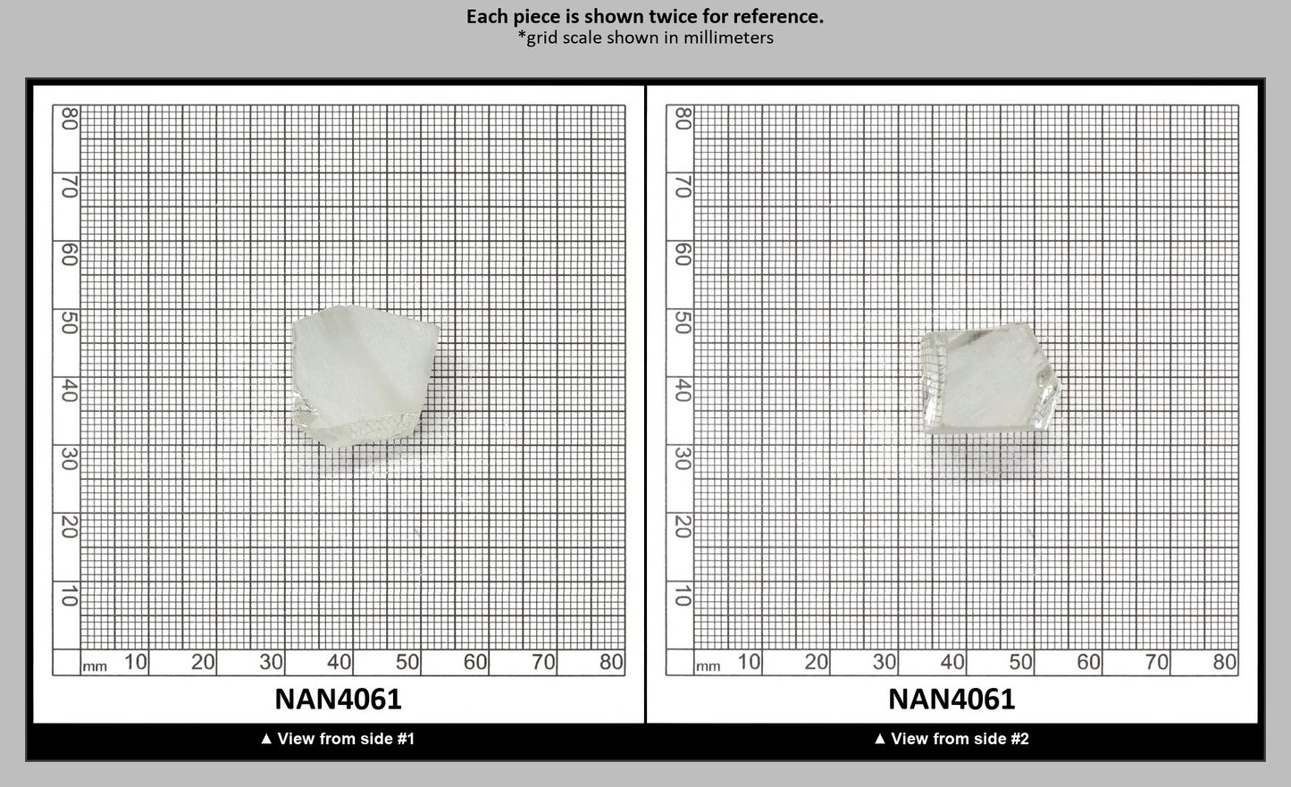 UV Reactive Nanosital #E-272 Lab Created Faceting Rough for Gem Cutting - Various Sizes : NAN4061