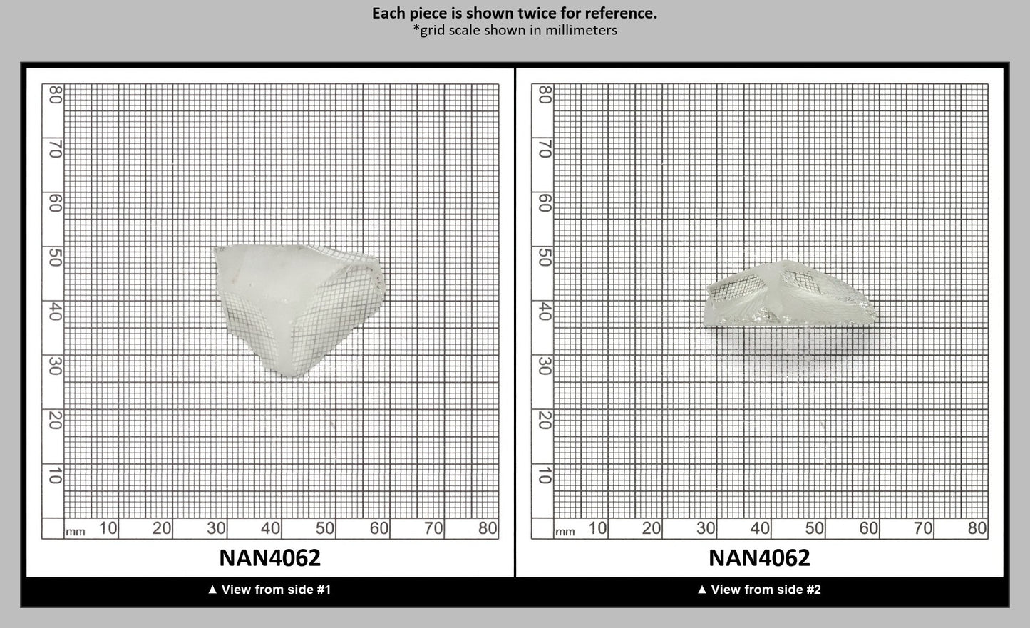 UV Reactive Nanosital #E-272 Lab Created Faceting Rough for Gem Cutting - Various Sizes : NAN4062