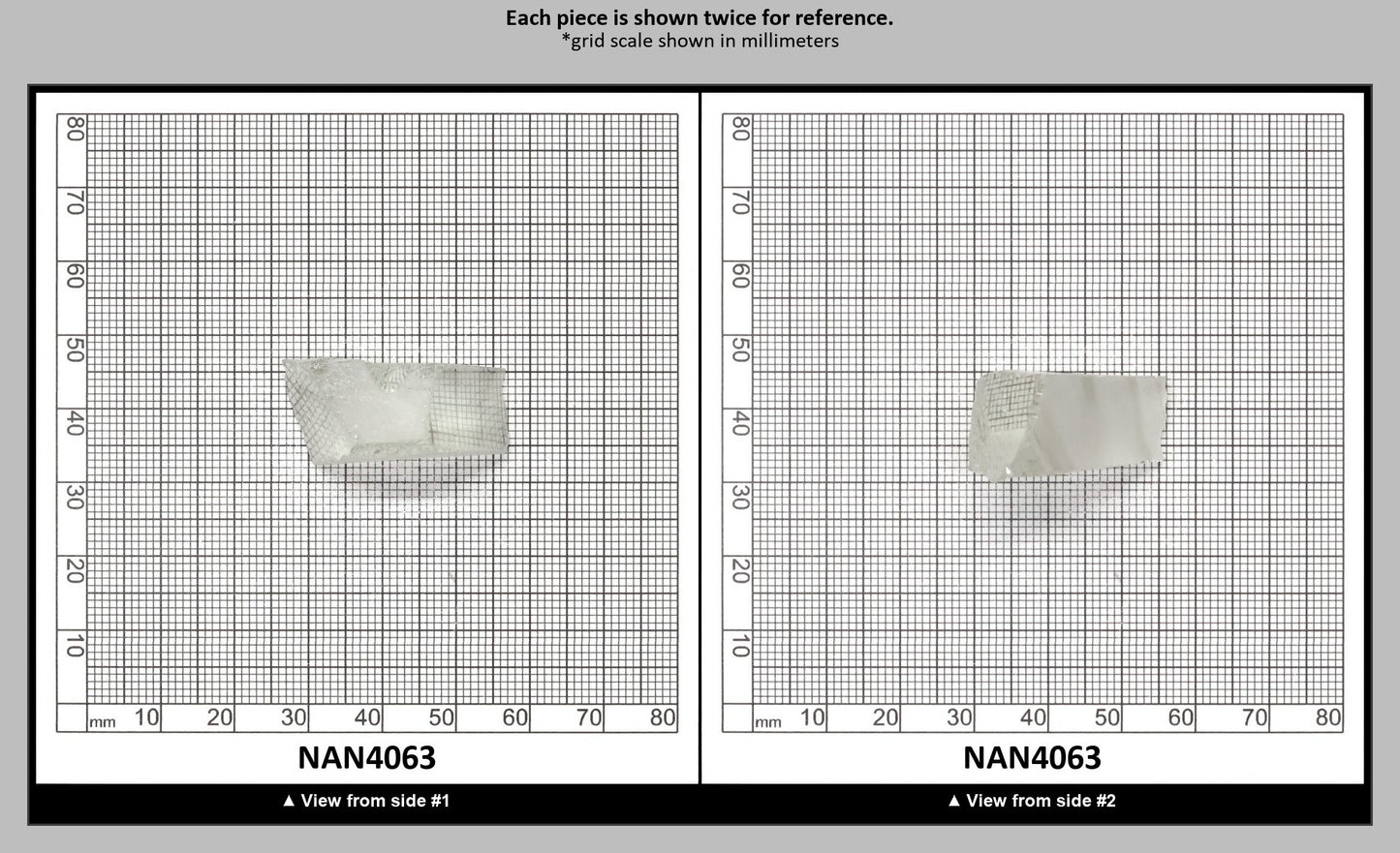 UV Reactive Nanosital #E-272 Lab Created Faceting Rough for Gem Cutting - Various Sizes : NAN4063