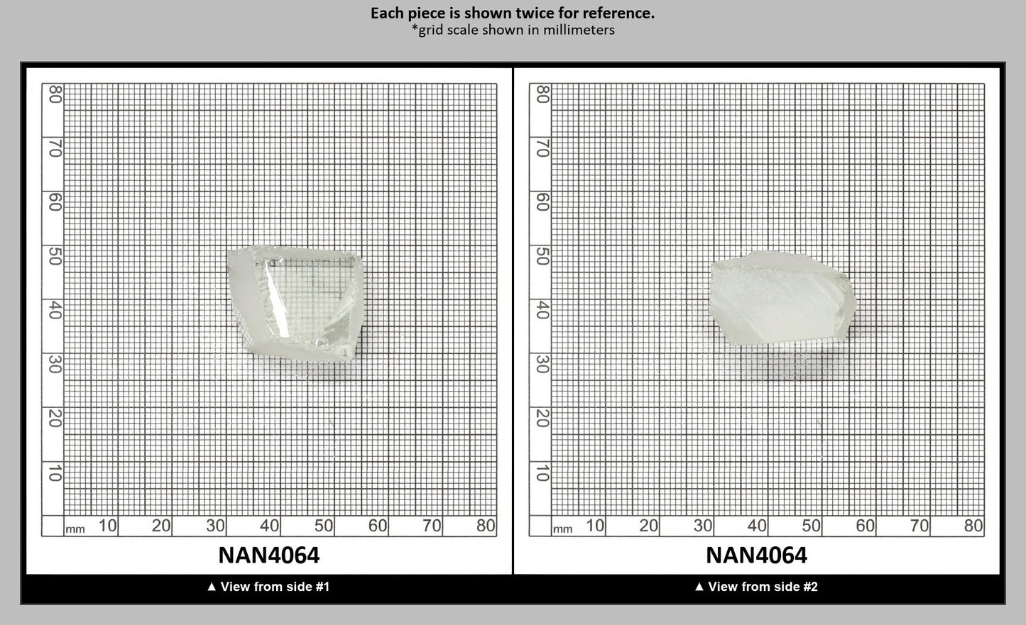 UV Reactive Nanosital #E-272 Lab Created Faceting Rough for Gem Cutting - Various Sizes : NAN4064