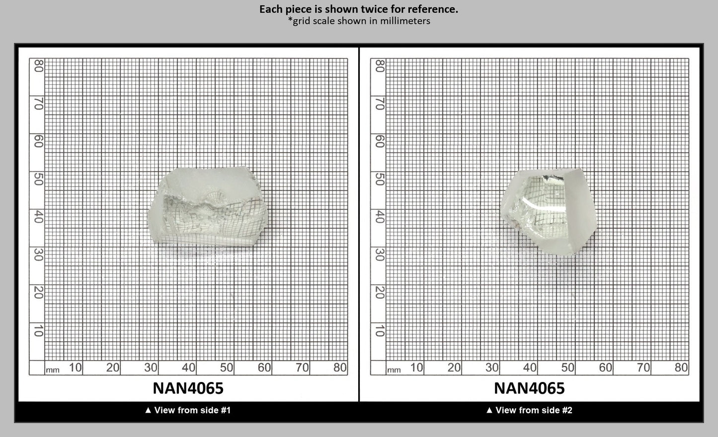 UV Reactive Nanosital #E-272 Lab Created Faceting Rough for Gem Cutting - Various Sizes : NAN4065