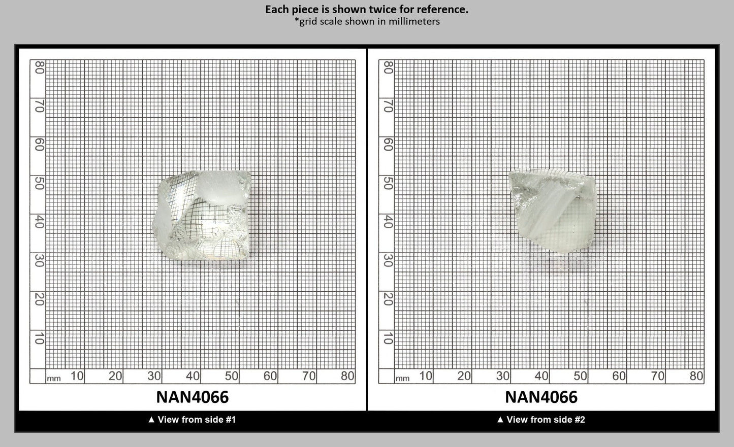 UV Reactive Nanosital #E-272 Lab Created Faceting Rough for Gem Cutting - Various Sizes : NAN4066
