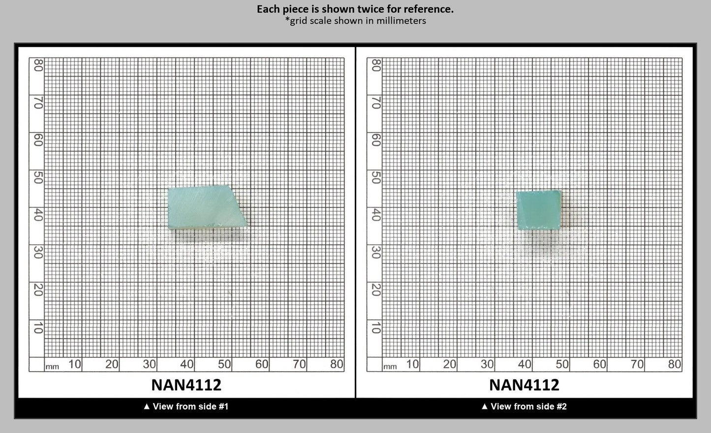Nanosital Simulated Green Apple Opal Lab Created Faceting Rough for Gem Cutting - #A-9825 - Various Sizes : NAN4112