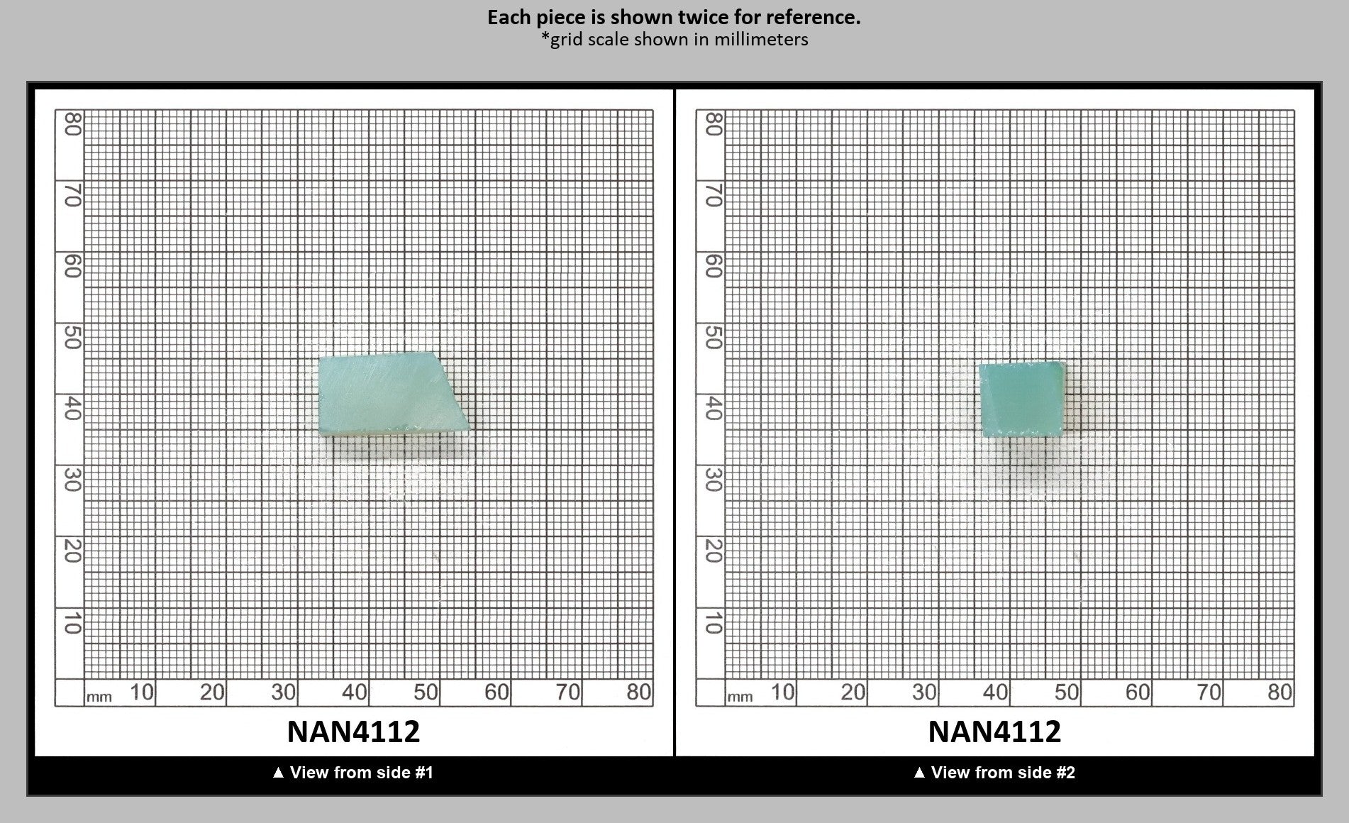 Nanosital Simulated Green Apple Opal Lab Created Faceting Rough for Gem Cutting - #A-9825 - Various Sizes : NAN4112