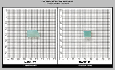 Nanosital Simulated Green Apple Opal Lab Created Faceting Rough for Gem Cutting - #A-9825 - Various Sizes : NAN4112