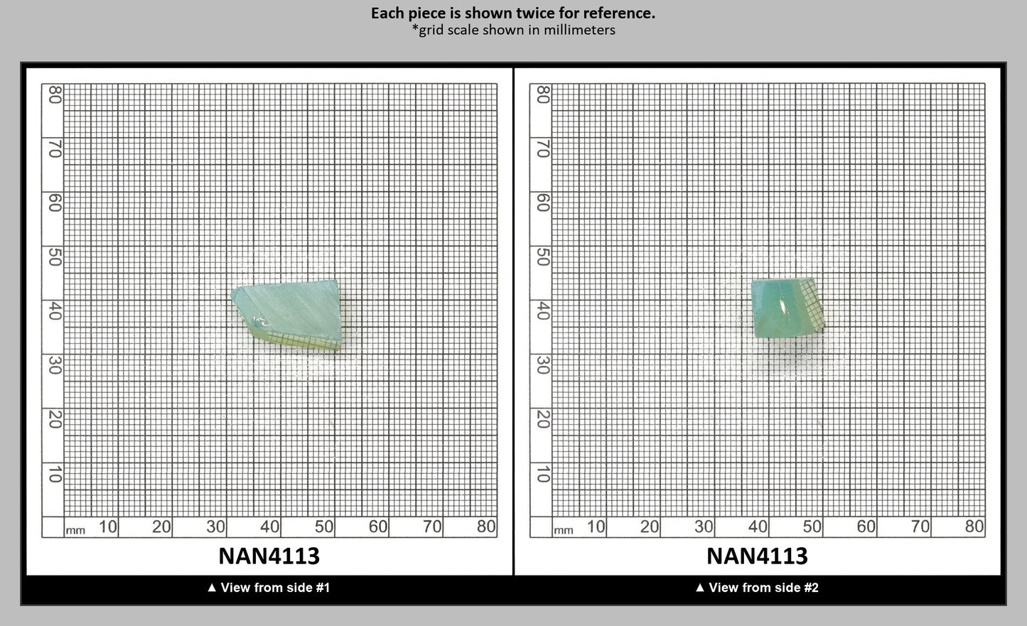 Nanosital Simulated Green Apple Opal Lab Created Faceting Rough for Gem Cutting - #A-9825 - Various Sizes : NAN4113