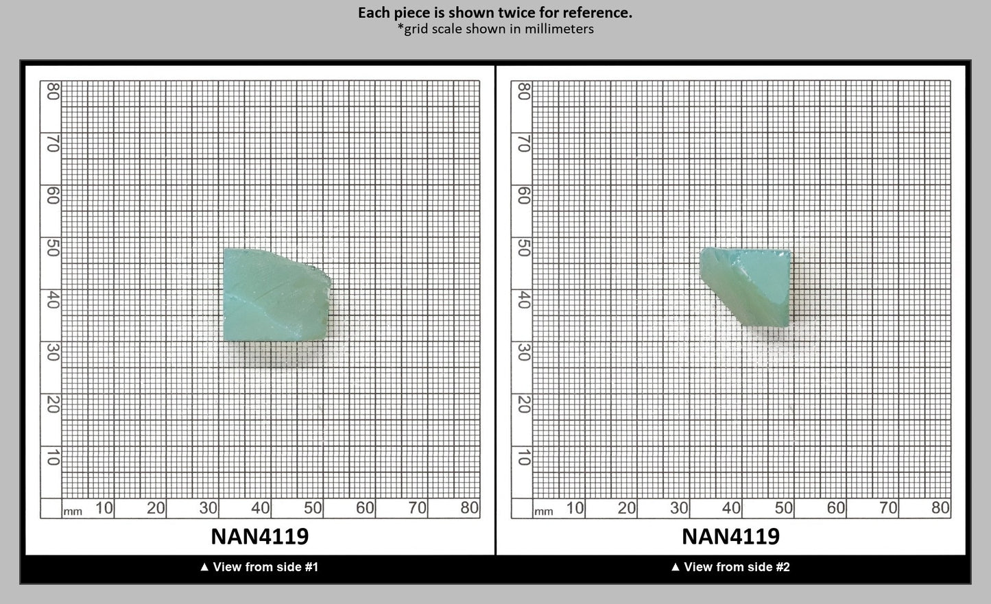Nanosital Simulated Green Apple Opal Lab Created Faceting Rough for Gem Cutting - #A-9825 - Various Sizes : NAN4119