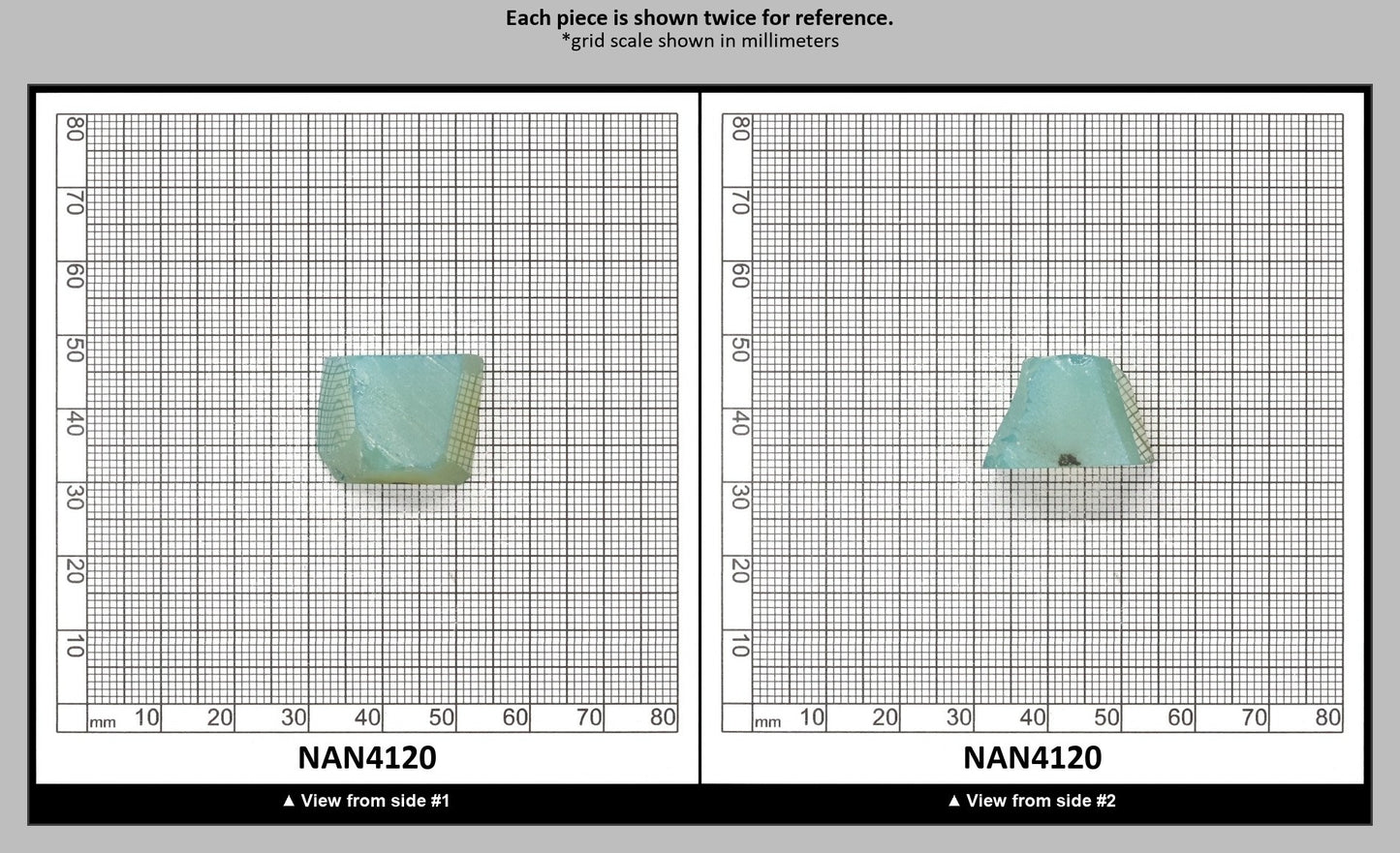 Nanosital Simulated Green Apple Opal Lab Created Faceting Rough for Gem Cutting - #A-9825 - Various Sizes : NAN4120