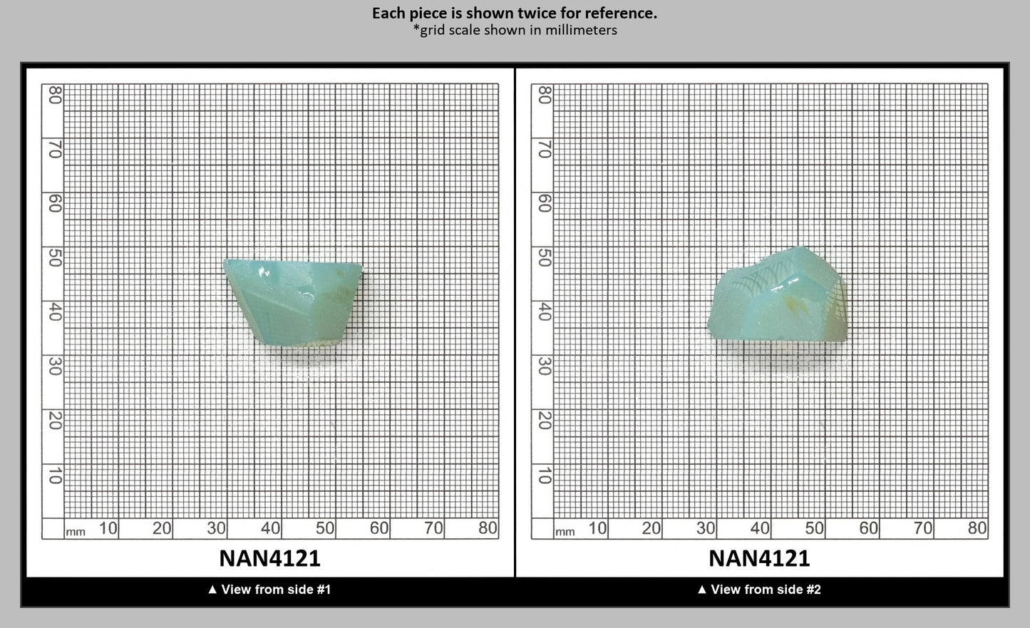 Nanosital Simulated Green Apple Opal Lab Created Faceting Rough for Gem Cutting - #A-9825 - Various Sizes : NAN4121