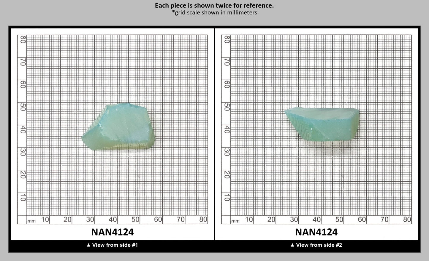 Nanosital Simulated Green Apple Opal Lab Created Faceting Rough for Gem Cutting - #A-9825 - Various Sizes : NAN4124