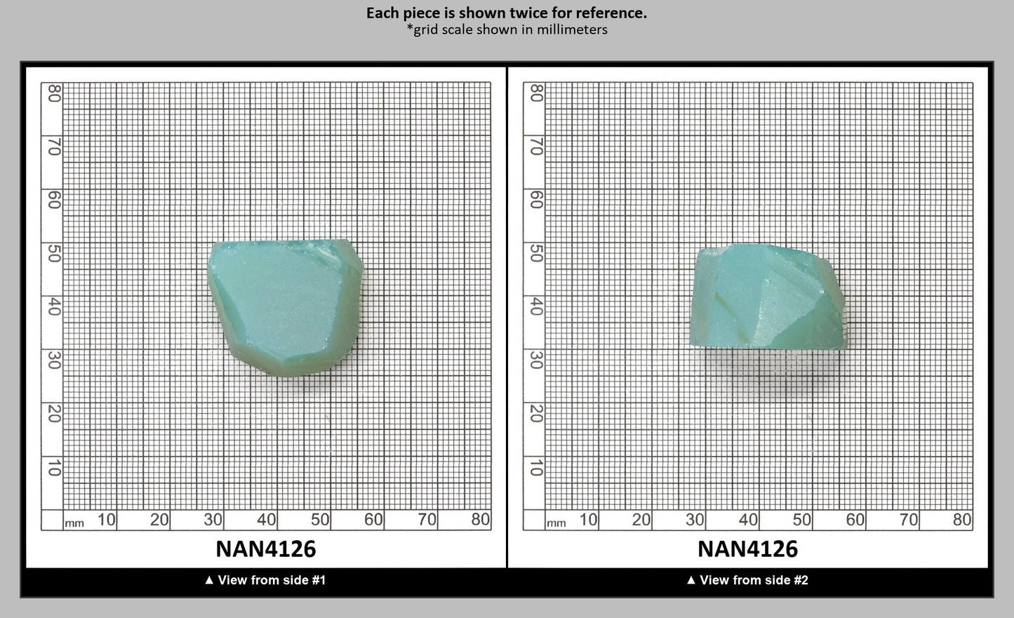 Nanosital Simulated Green Apple Opal Lab Created Faceting Rough for Gem Cutting - #A-9825 - Various Sizes : NAN4126